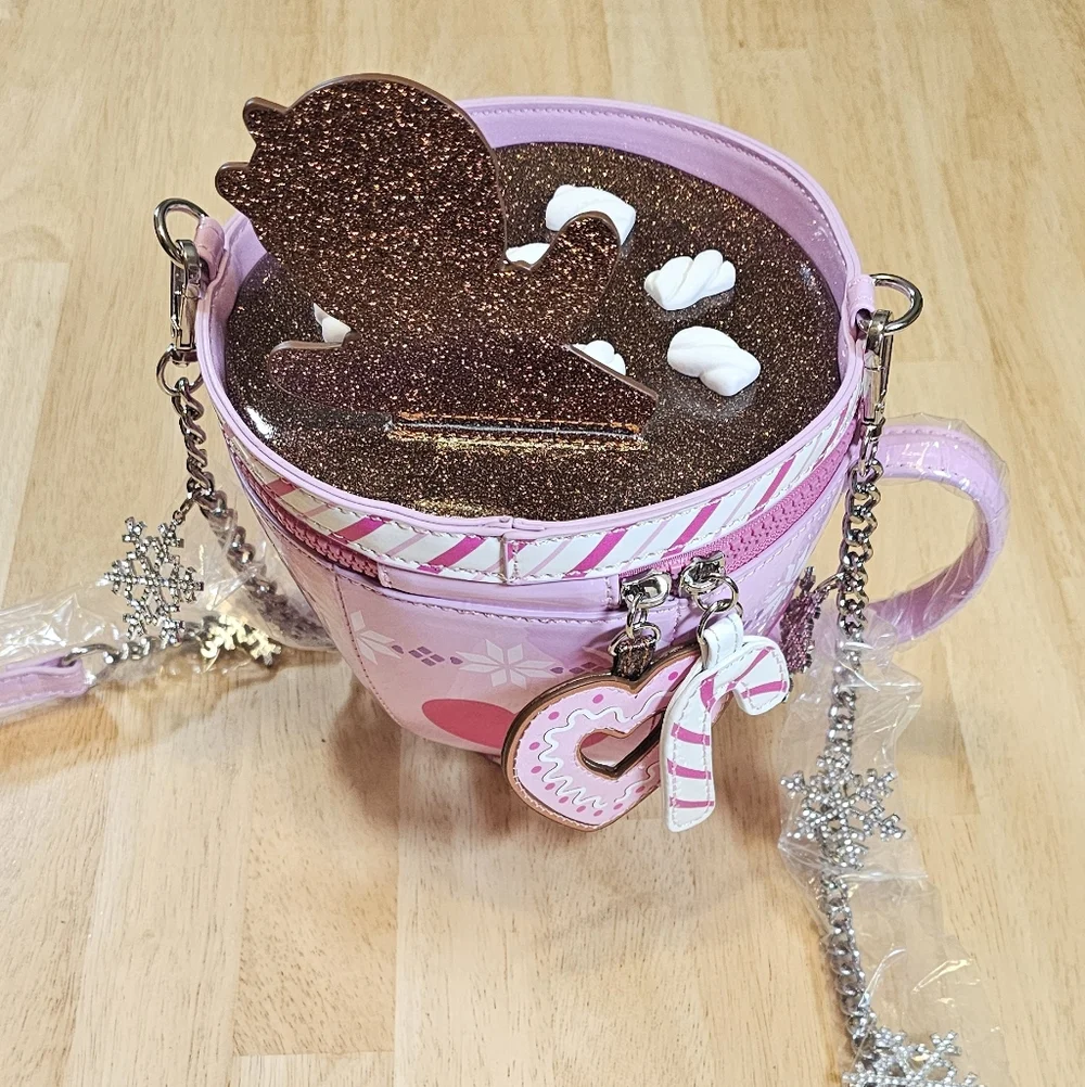 New✨️Heart Teacup Hot Cocoa Purse - Picture 4 of 12
